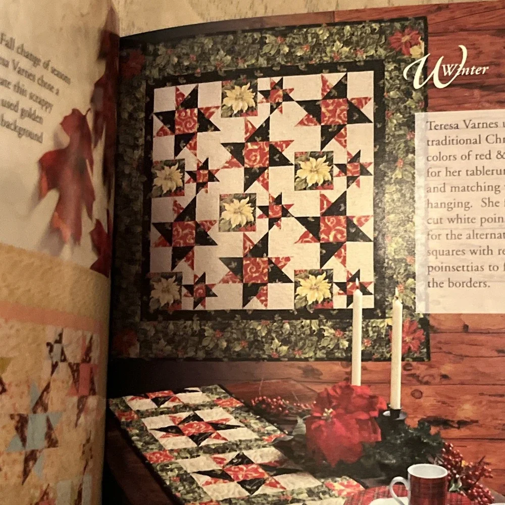 Quilt in a Day A Better Star for All Seasons Quilts, Table Runner and Placemats